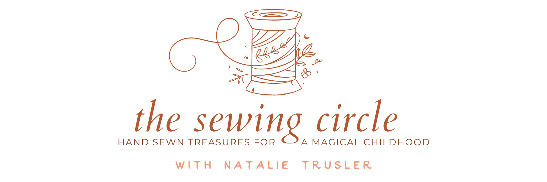 The Sewing Circle Logo with tagline - SEP 2024